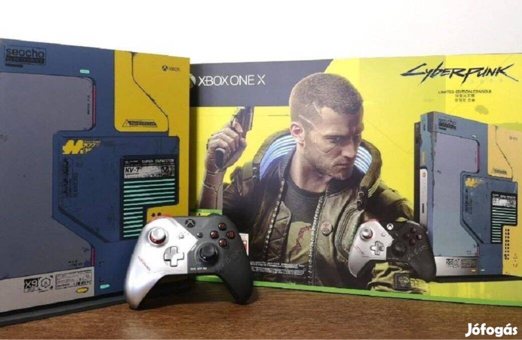 Újszerű Xbox One X 1 TB Cíberpunk 2077 Edition Playbox Co-tól