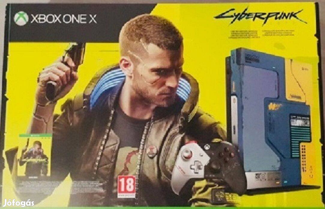 Újszerű Xbox One X 1 TB Cyberpunk 2077 Edition Playbox Company-tól