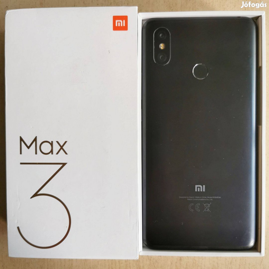 Újszerű Xiaomi Mi Max 3 4/64 3 hónap garancia 6.9" IPS 5500MAH fém ház