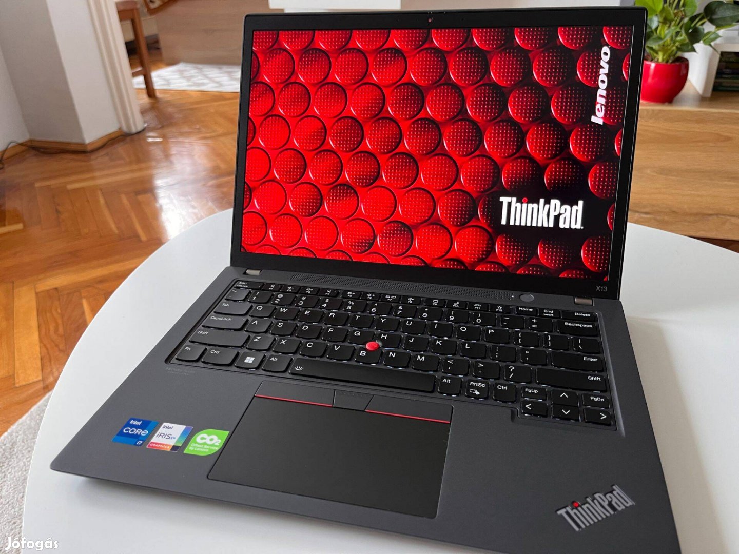 Újszerű, 100 akkus Lenovo Thinkpad X13 - i7 12gen16GB512SSD