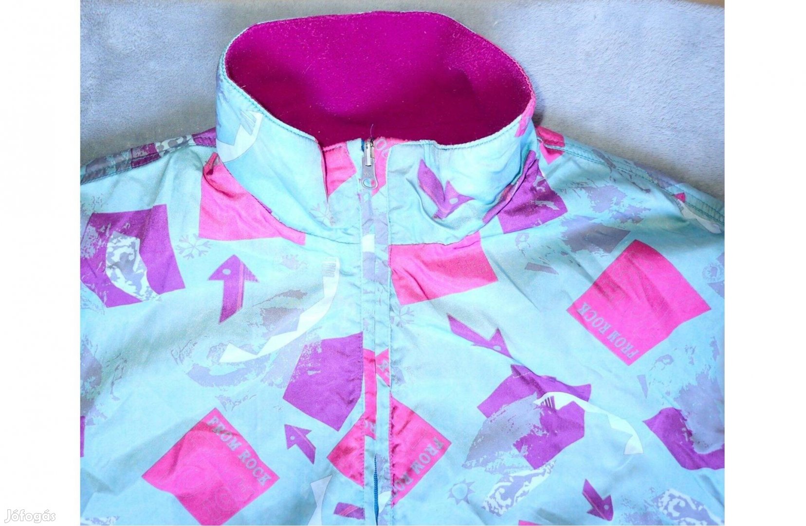 Újszerű '90-es évek retro kifordítható extra large pulcsi / kabát