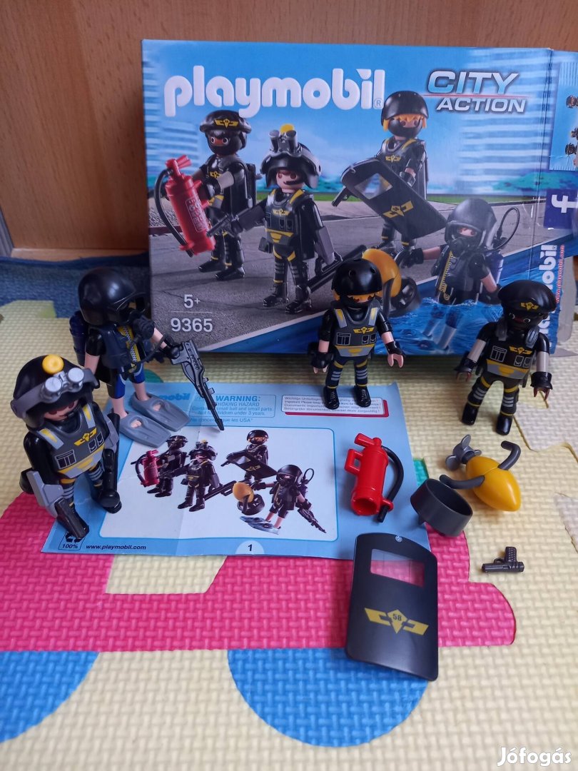 Újszerű! 9365 Playmobil kommandós csapat első kézből 