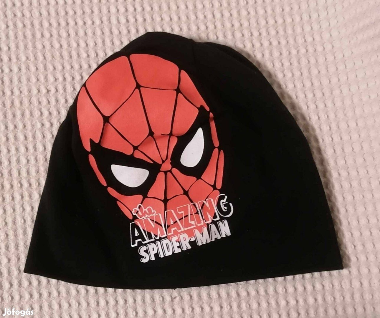 Újszerű HM Marvel Pókember Mintás Fekete Fiú Dzsörzésapka