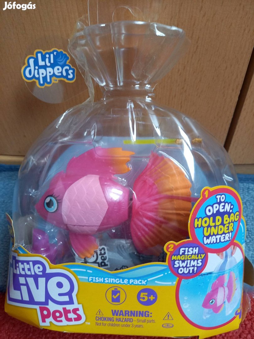 Újszerű! Little live pets rózsaszín hal robot hal