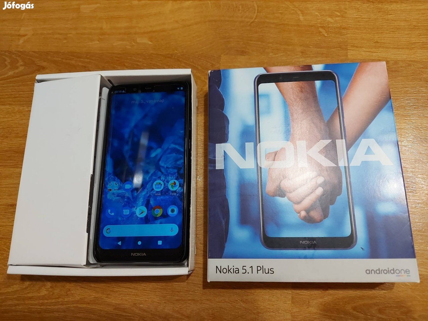 Újszerű  Nokia 5.1 Plus tokkal, fóliával, tartozekokkal 