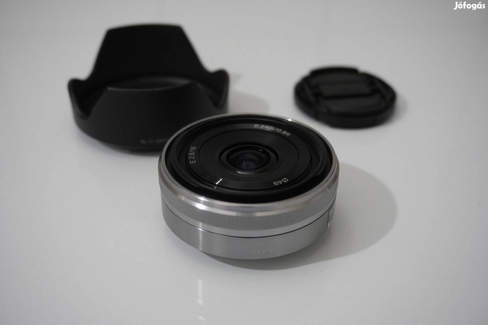Újszerű! Sony E 16mm F2.8 nagy látószögű objektív SEL16F28 Sony-E
