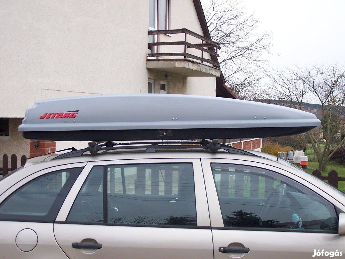 Újszerű!! Féláron!! 390 literes Thule Jetbag tetőbox síbox tető sí box