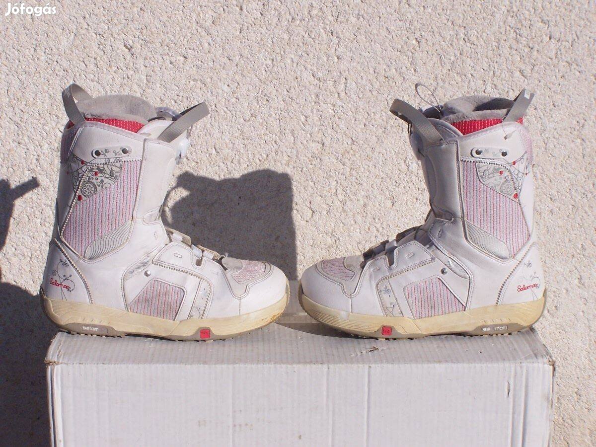 Újszerű!!! Féláron!!! Salomon 41-es női snowboard cipő snowboardcipő
