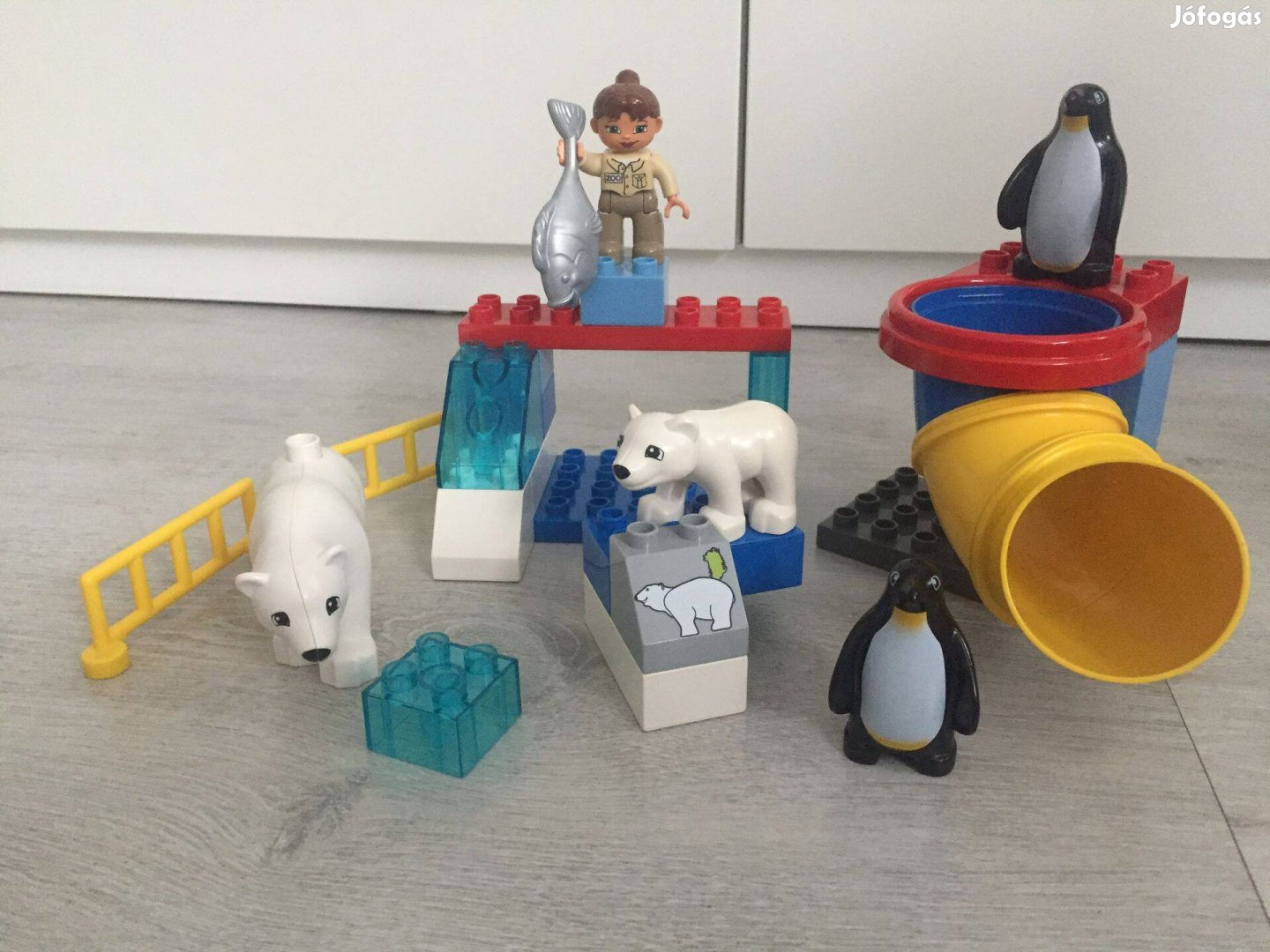 Újszerű , hiánytalan Lego Duplo Sarki / sarkvidéki állatkert szett