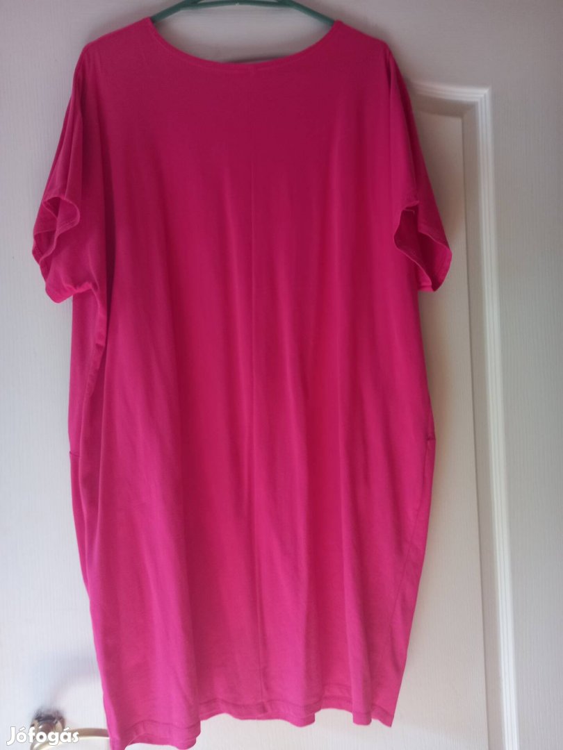 Újszerű, csinos  nyári, pink színű  L-es  ruha. 