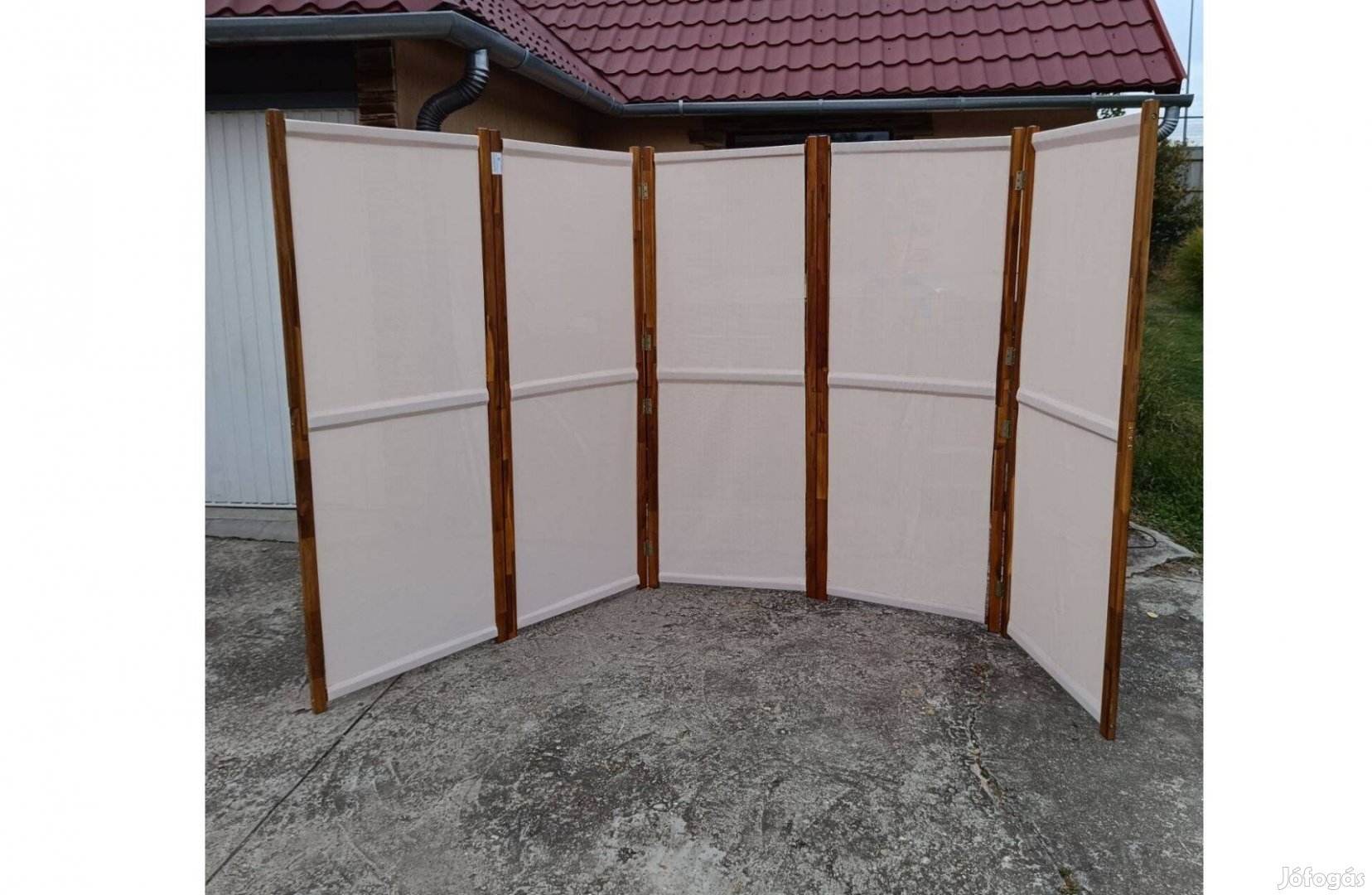 Újszerű állapotú prémium minőségű 5 db 70x180 cm elemből álló paraván