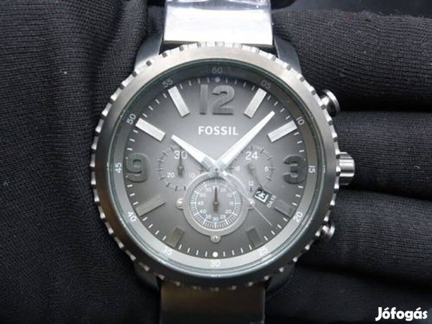 Újszerű eredeti Fossil Gage férfi acél oversized óra - BQ1651