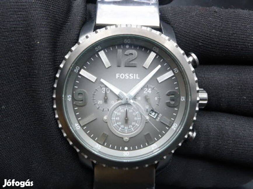 Újszerű eredeti Fossil Gage férfi acél oversized óra - BQ1651