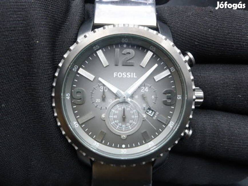 Újszerű eredeti Fossil Gage férfi acél oversized óra - BQ1651