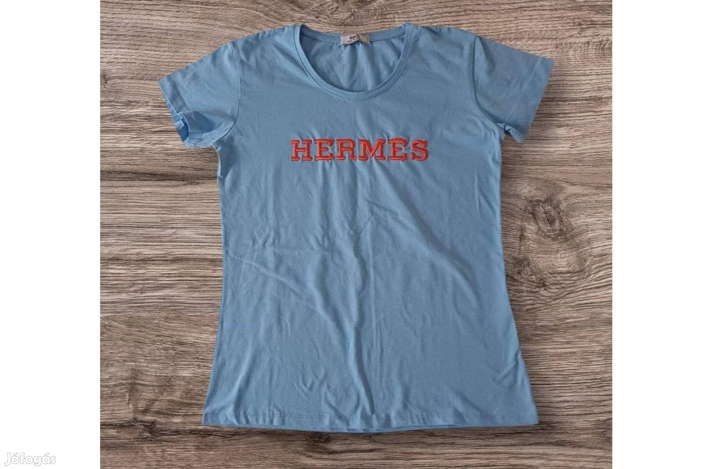 Újszerű eredeti QR kódos francia Hermes női póló ML-es