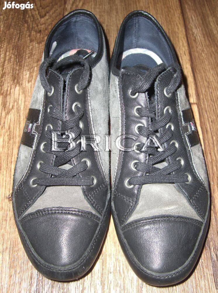 Újszerű eredeti Tommy Hilfiger bőr / velúr fűzős cipő - 38