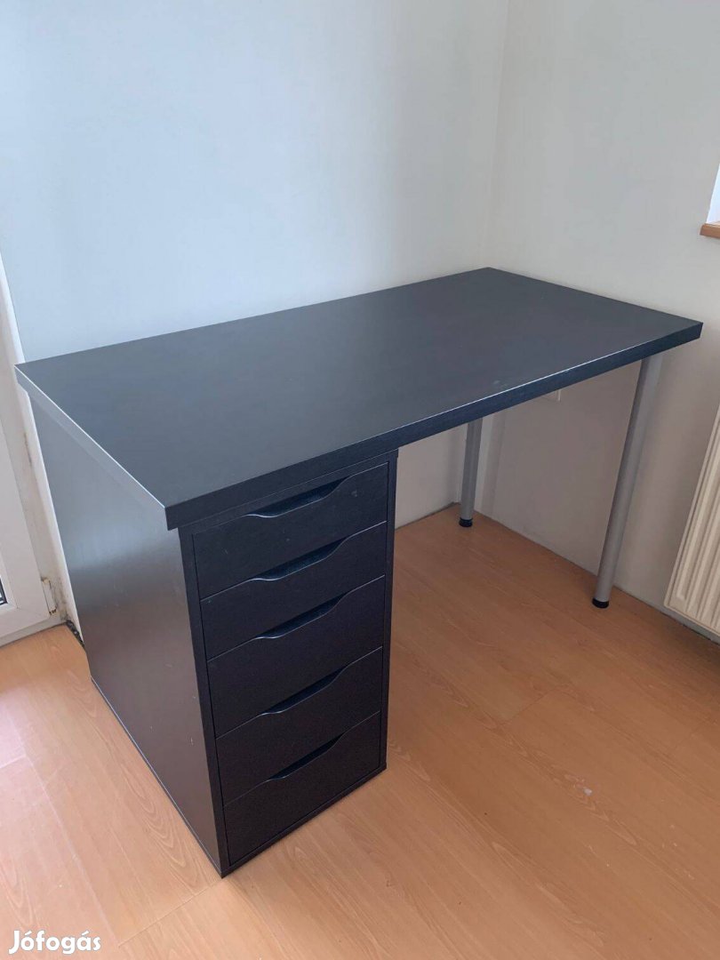 Újszerű fiókos IKEA iróasztal