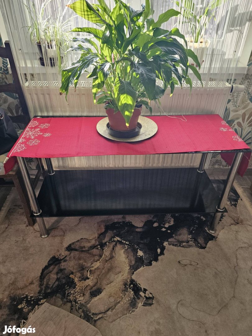 Újszerű fotelágy dohányzó asztal