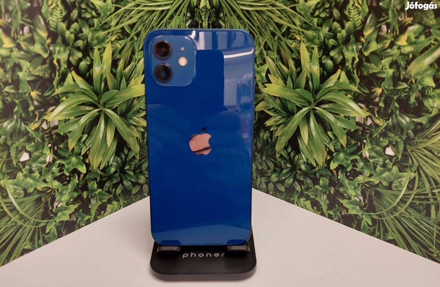 Újszerű iphone 12 64gb, kártyafüggetlen, 1 év jótállással