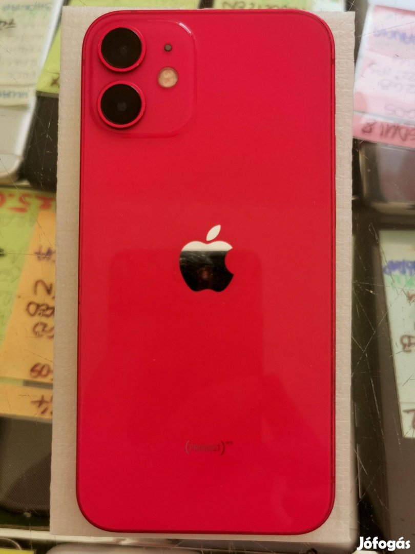 Újszerű iphone 12 Mini 64gb Red Product 3 hónap garancia 84% független