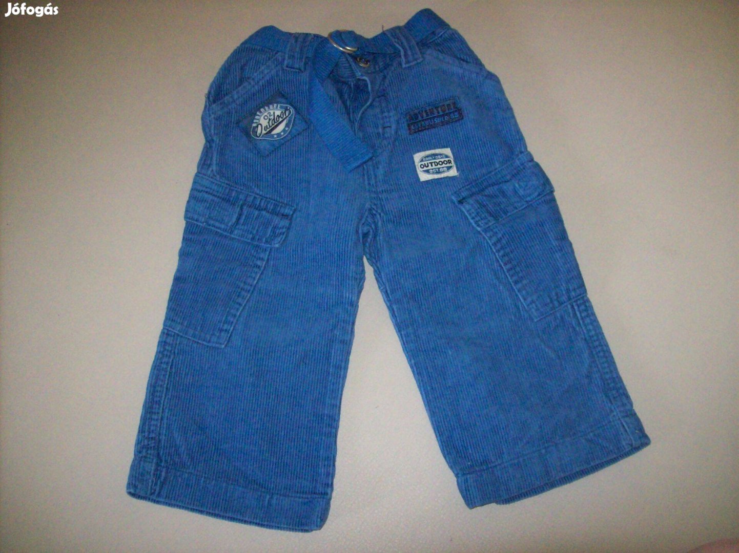 Újszerű kék nadrág 9-12 hó méret 7480
