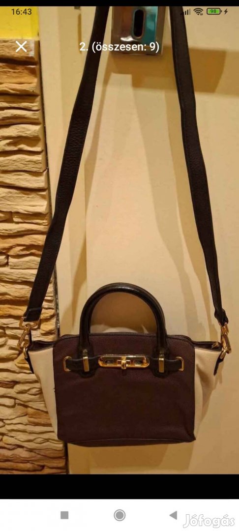 Újszerű kis méretű bőr válltáska