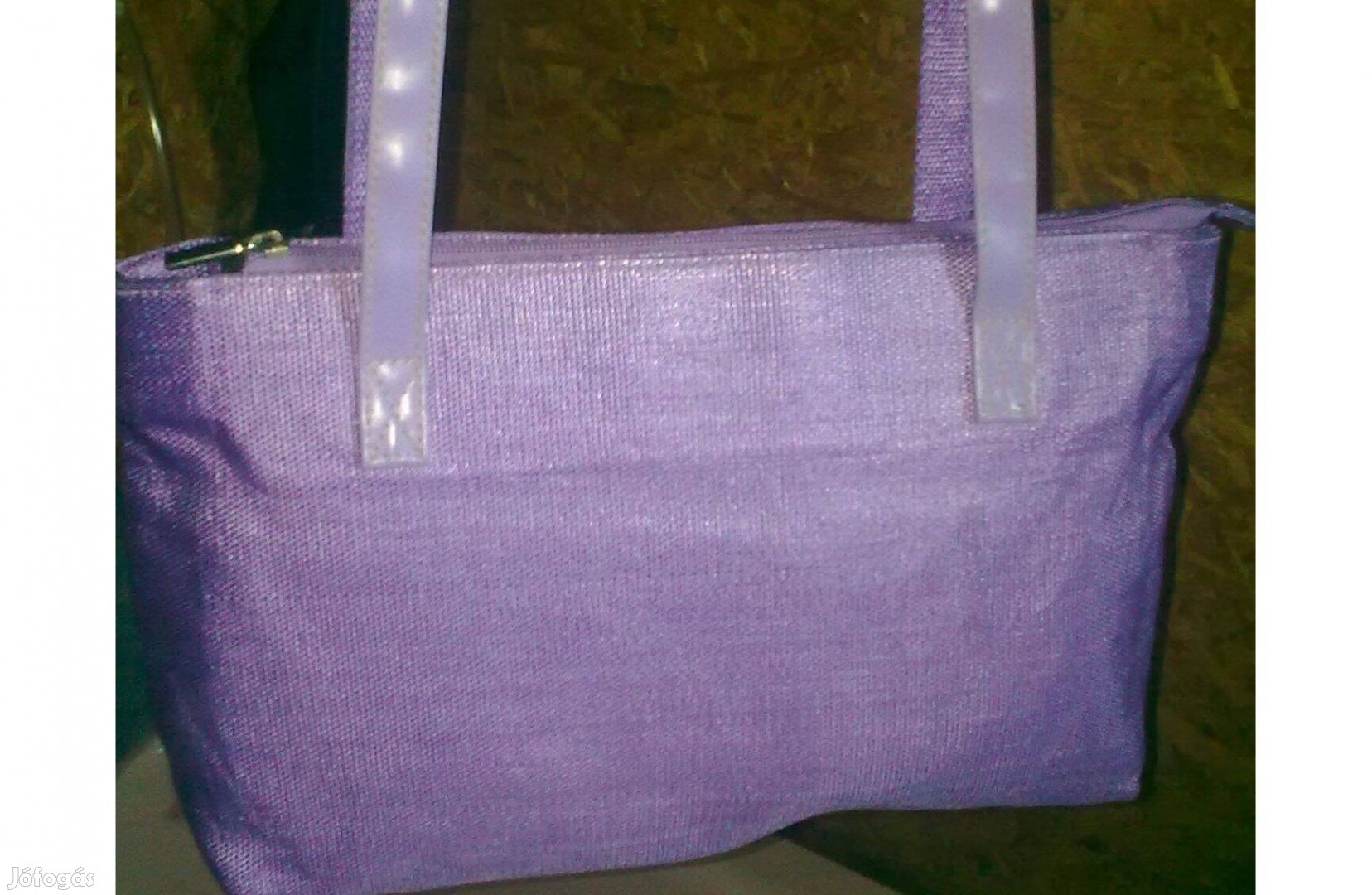 Újszerű lila Graceland gyöngyvászon nyári táska