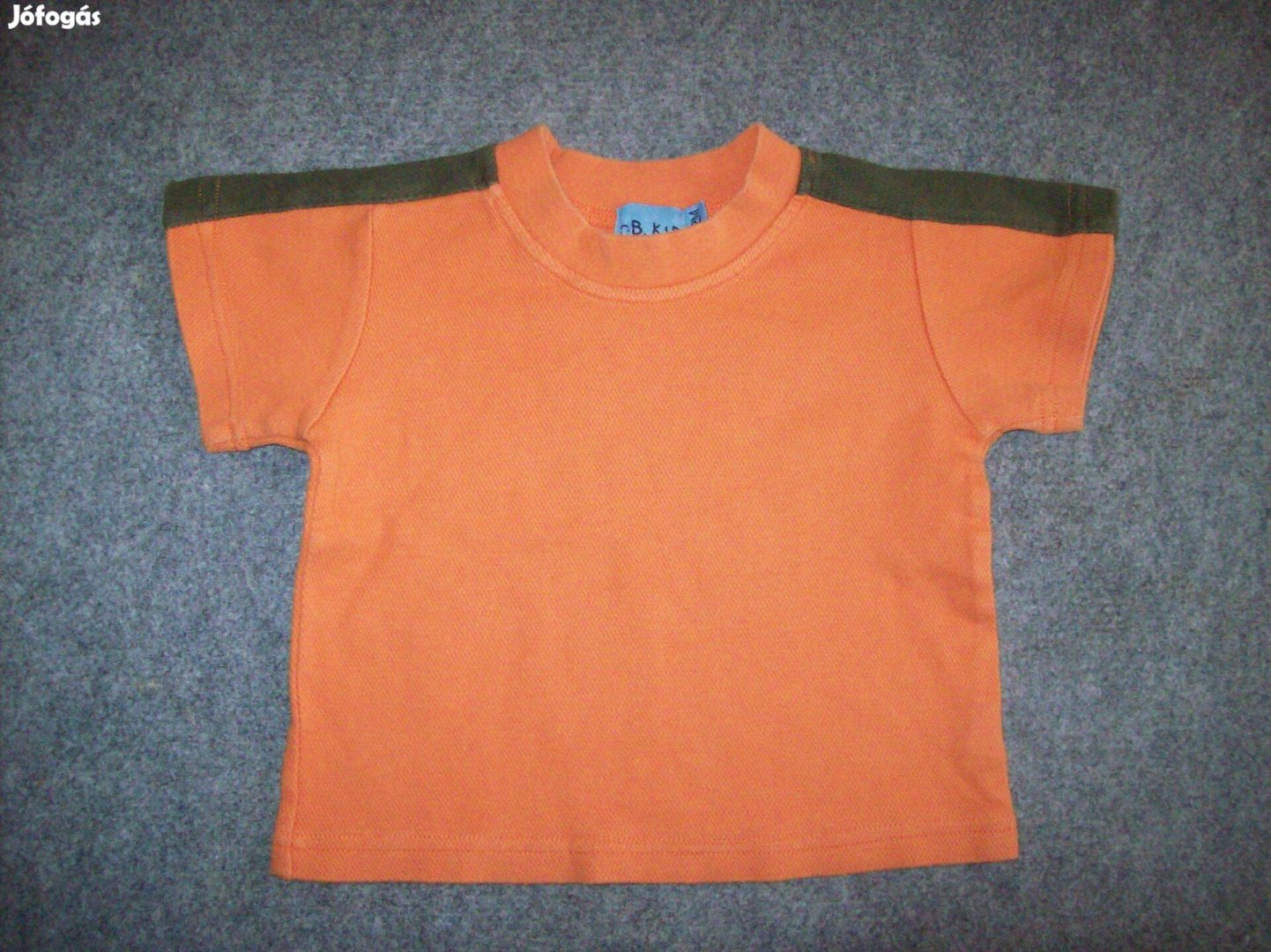Újszerű narancssárga póló 9-12 hónaposra (méret 80)