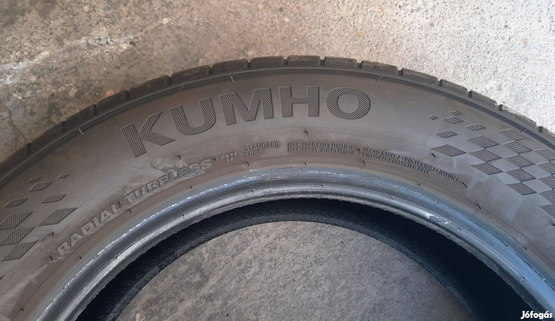 Újszerű nyári gumi 4db Kumho Ecsta 205/60 R16