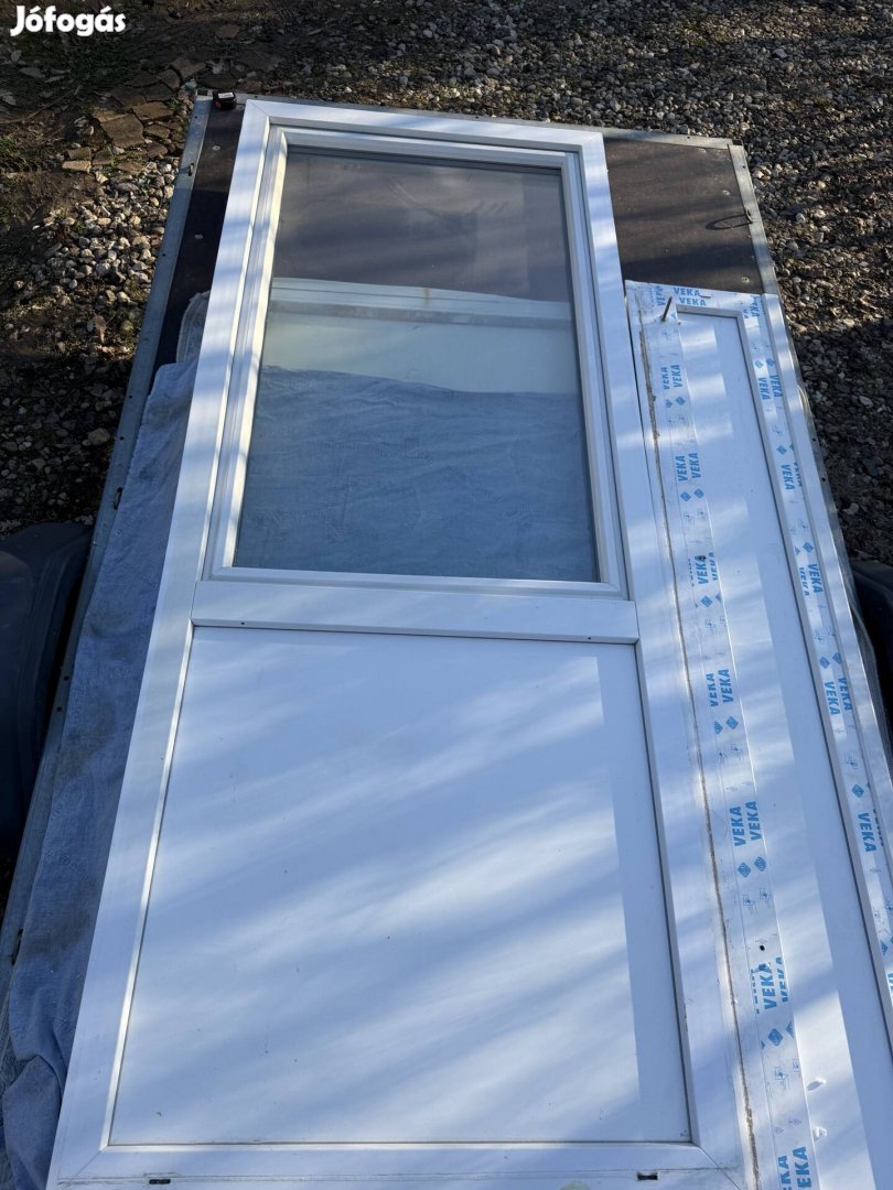 Újszerű prémium Veka műanyag ablak teraszajtó teraszfal