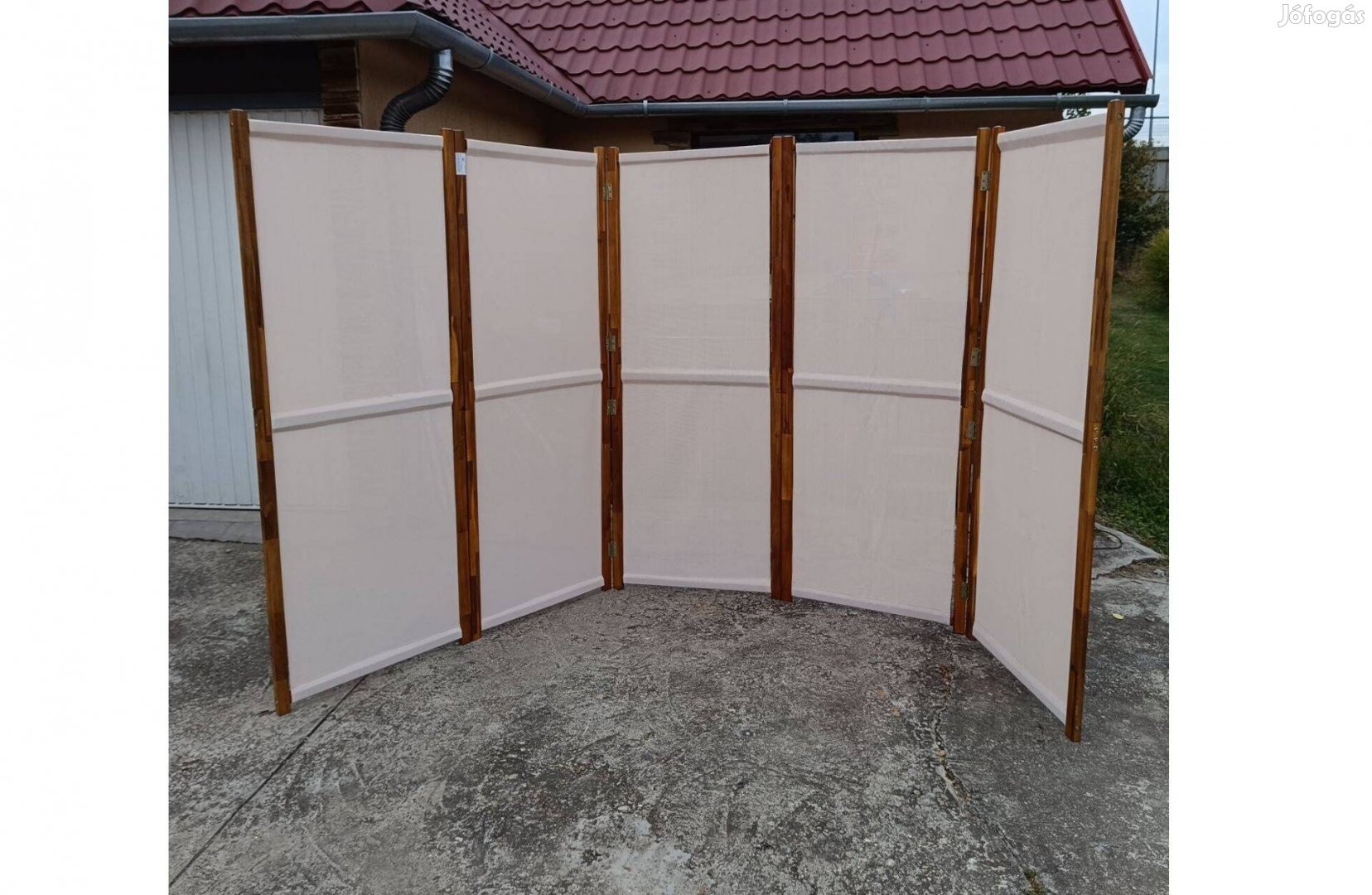 Újszerű prémium minőségű 5 db 70x180 cm elemből álló paraván