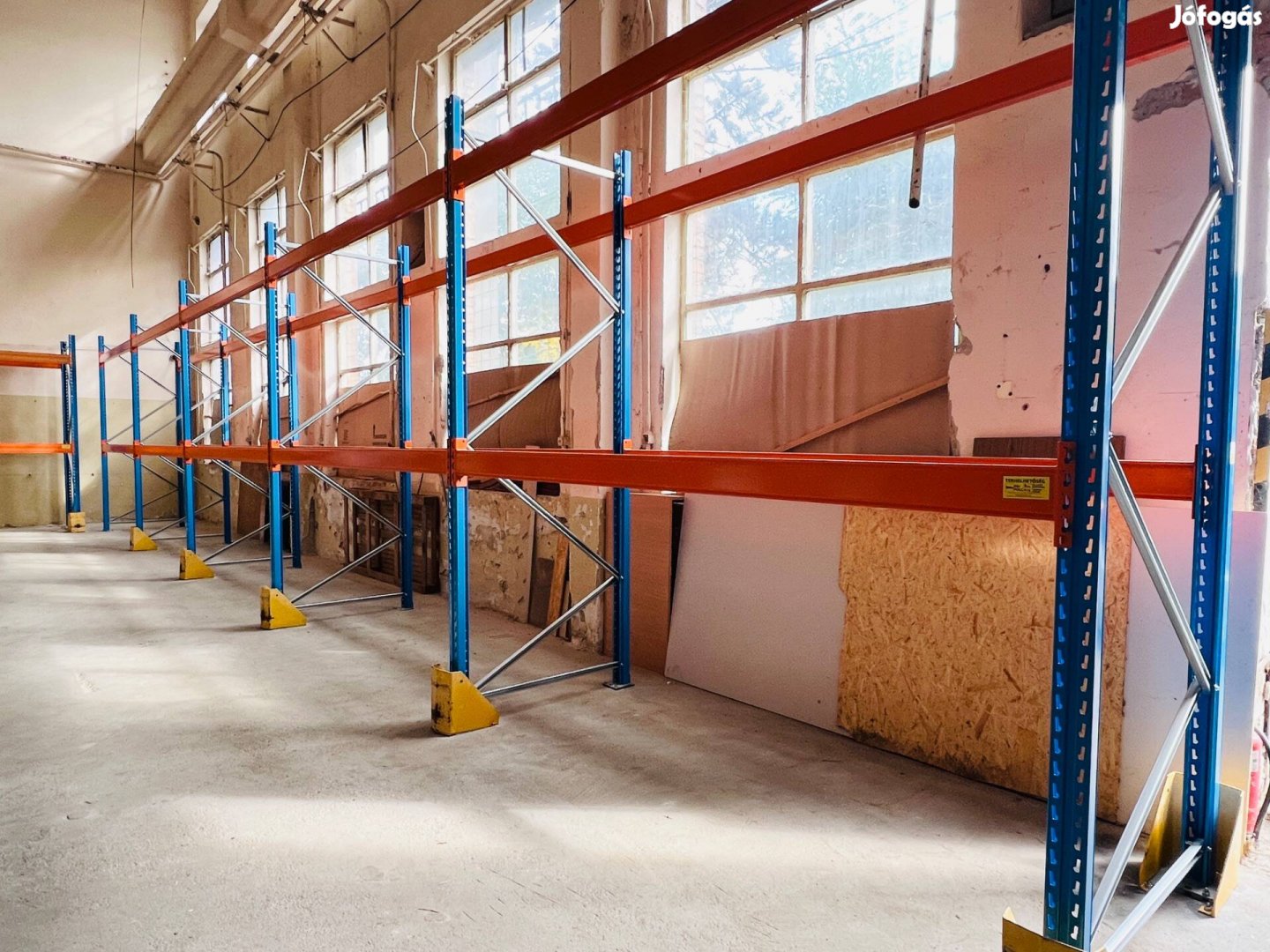 Újszerű raklapos állvány, nehéz állvány, polcrendszer