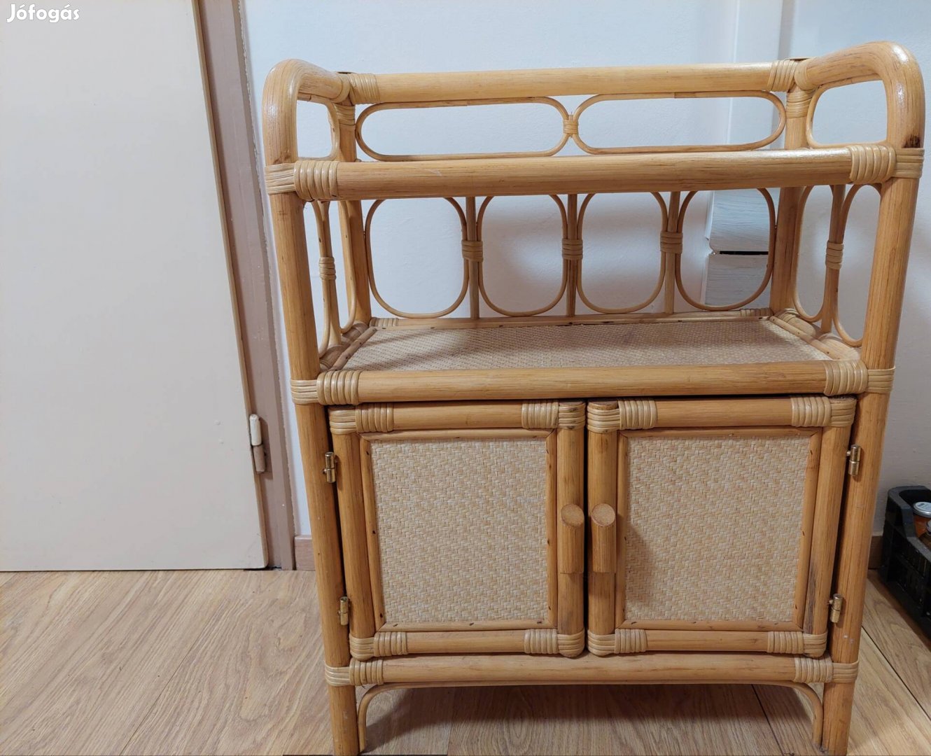Újszerű rattan bambusz komód, szekrény, polc  cipőtartó eladó