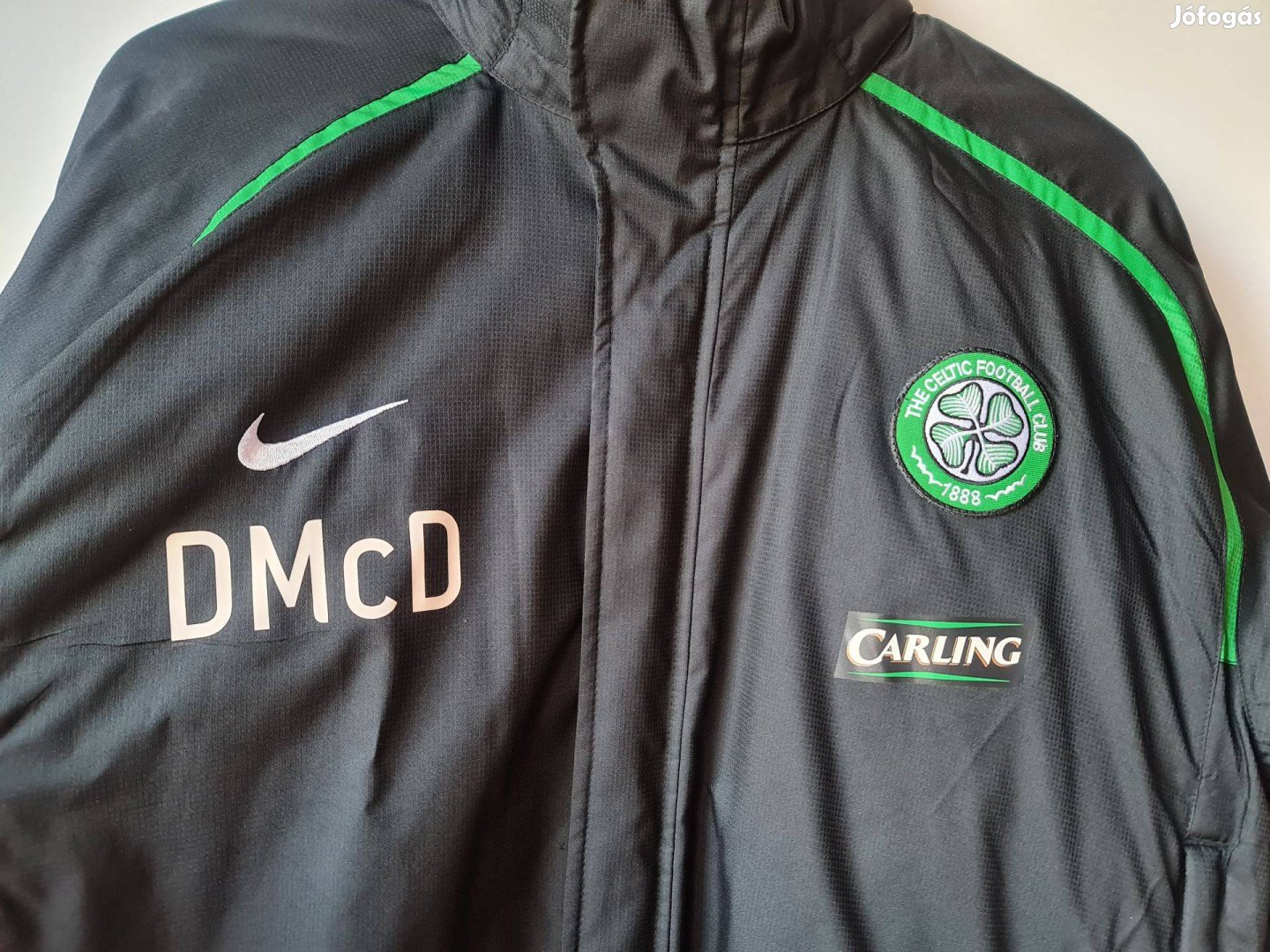 Újszerű retró Celtic Nike hosszú télikabát - L/183 D. McDonald