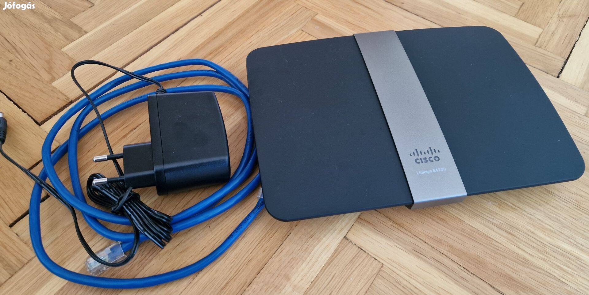 Újszerű svájci CISCO Linksys Wireless Broadband Router 300Mbps