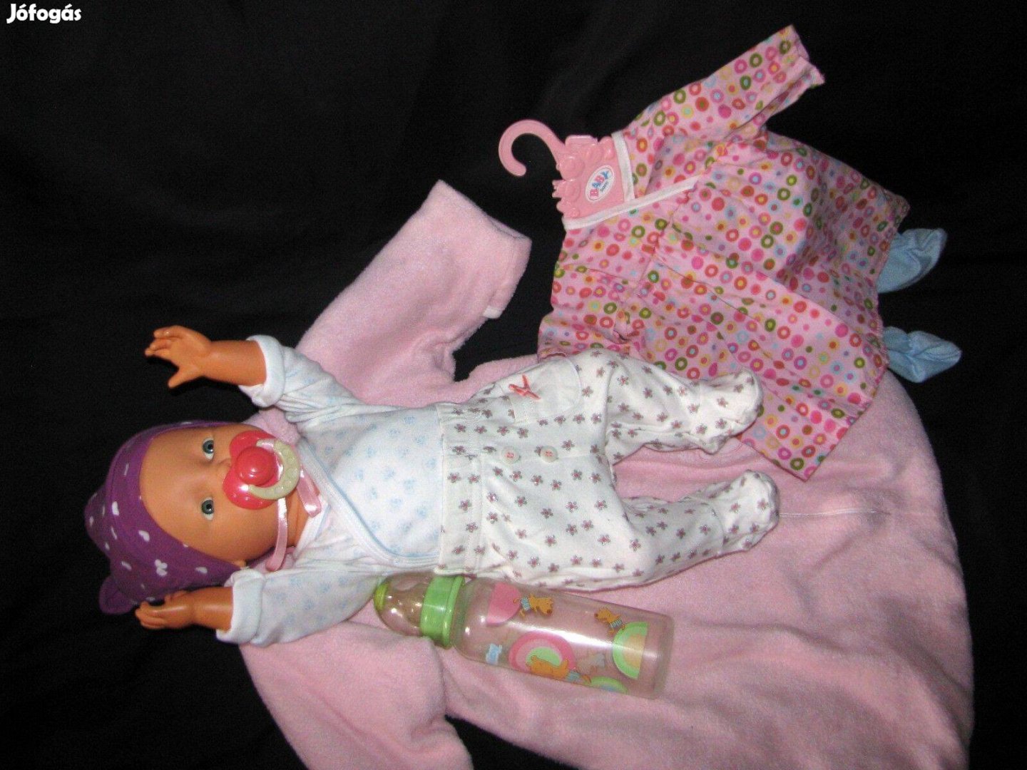 Újszülött játékbaba, csecsemőbaba,45 cm Baby Born új + ruhaszett is, ú