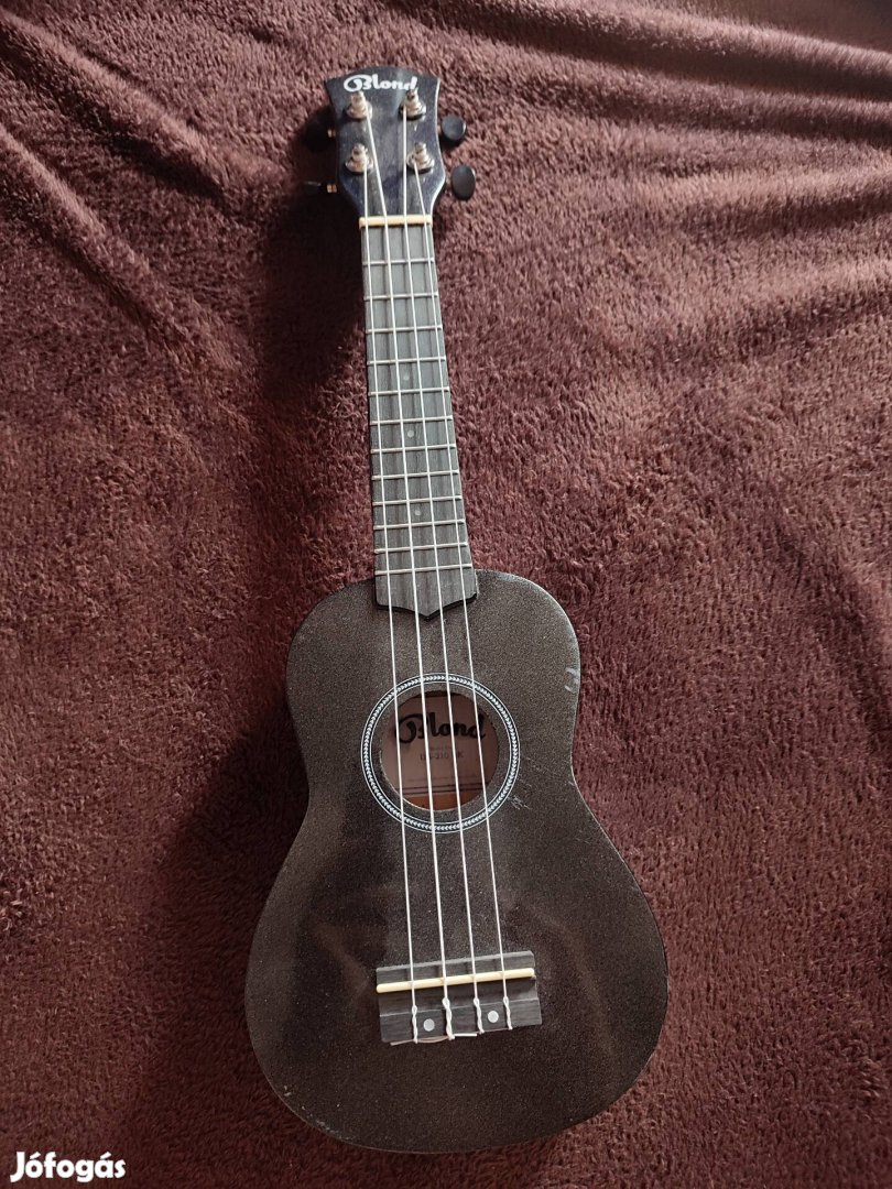 Ukulele, fekete 