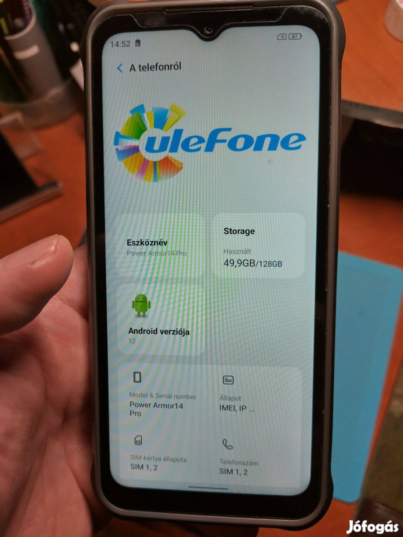 Ulefone Power Armor 14 Pro - DUAL SIM,Független,Fóliás,Ujszerü