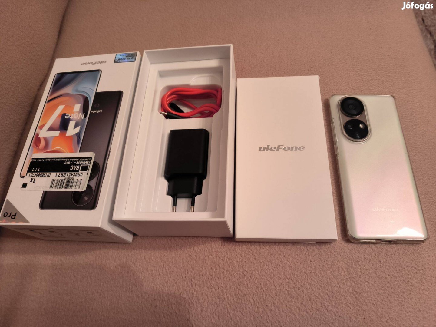 Ulefone note 17 pro mobiltelefon