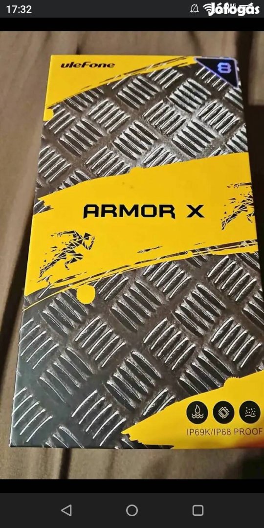 Ulefone x8 strapabíró mobil