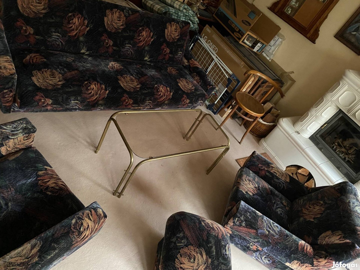 Ülő garnitúra 5 részes asztal