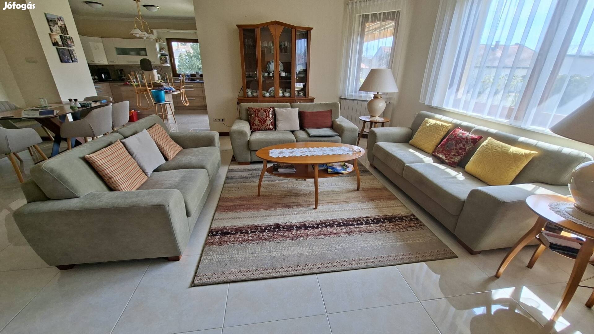 Ülőgarnitúra 3 db-os, tágas nappaliba