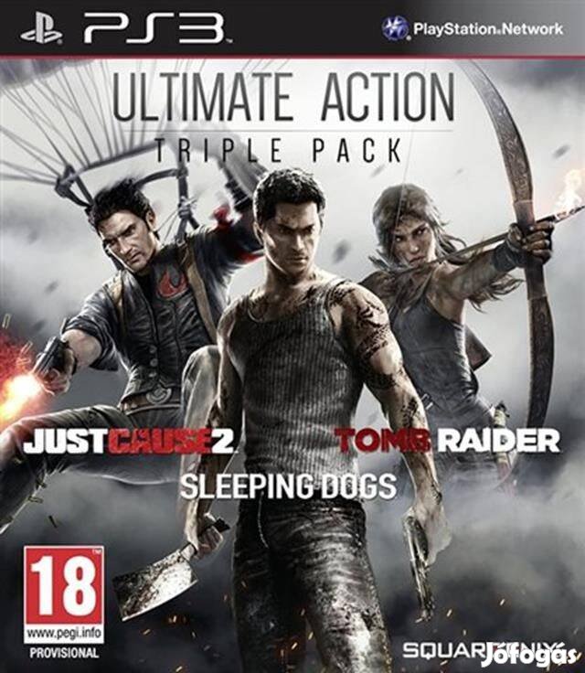 Ultimate Action Triple Pack Tomb Raider, Sleeping Dogs, Just Cause 2 P