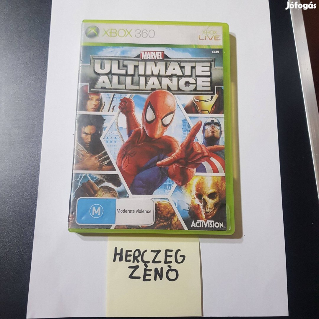 Ultimate Alliance Másolt Borító xbox360