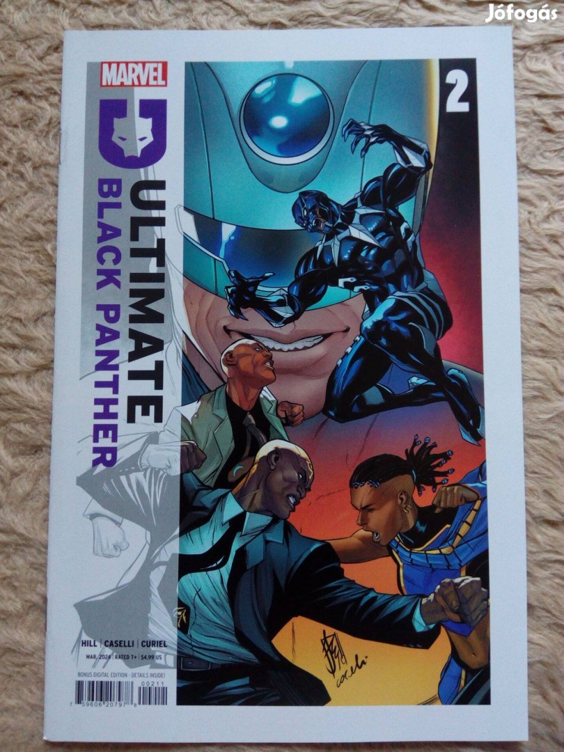 Ultimate Black Panther Marvel Fekete Párduc képregény 2A. szám eladó!