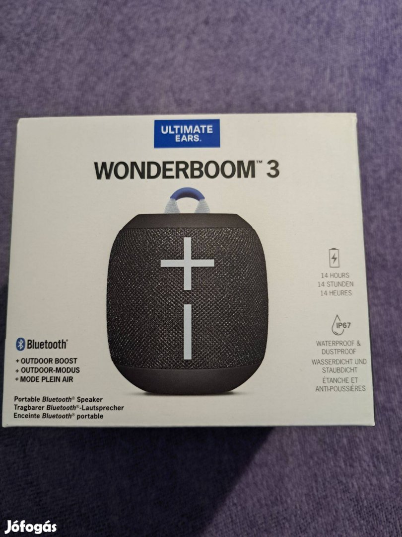 Ultimate Ears Wonderboom 3 bontatlan csomagolásban eladó!