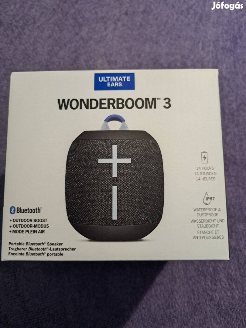 Ultimate Ears Wonderboom 3 hangszóró bontatlan csomagolásban eladó!