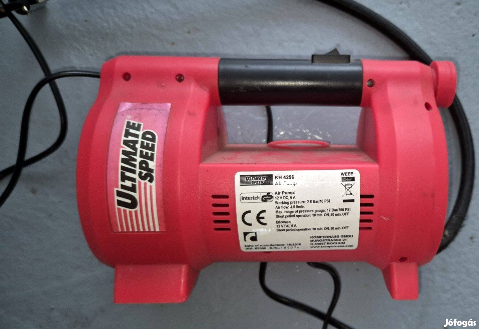 Ultimate Speed KH 4256 autós mini kompresszor jó állapotban eladó