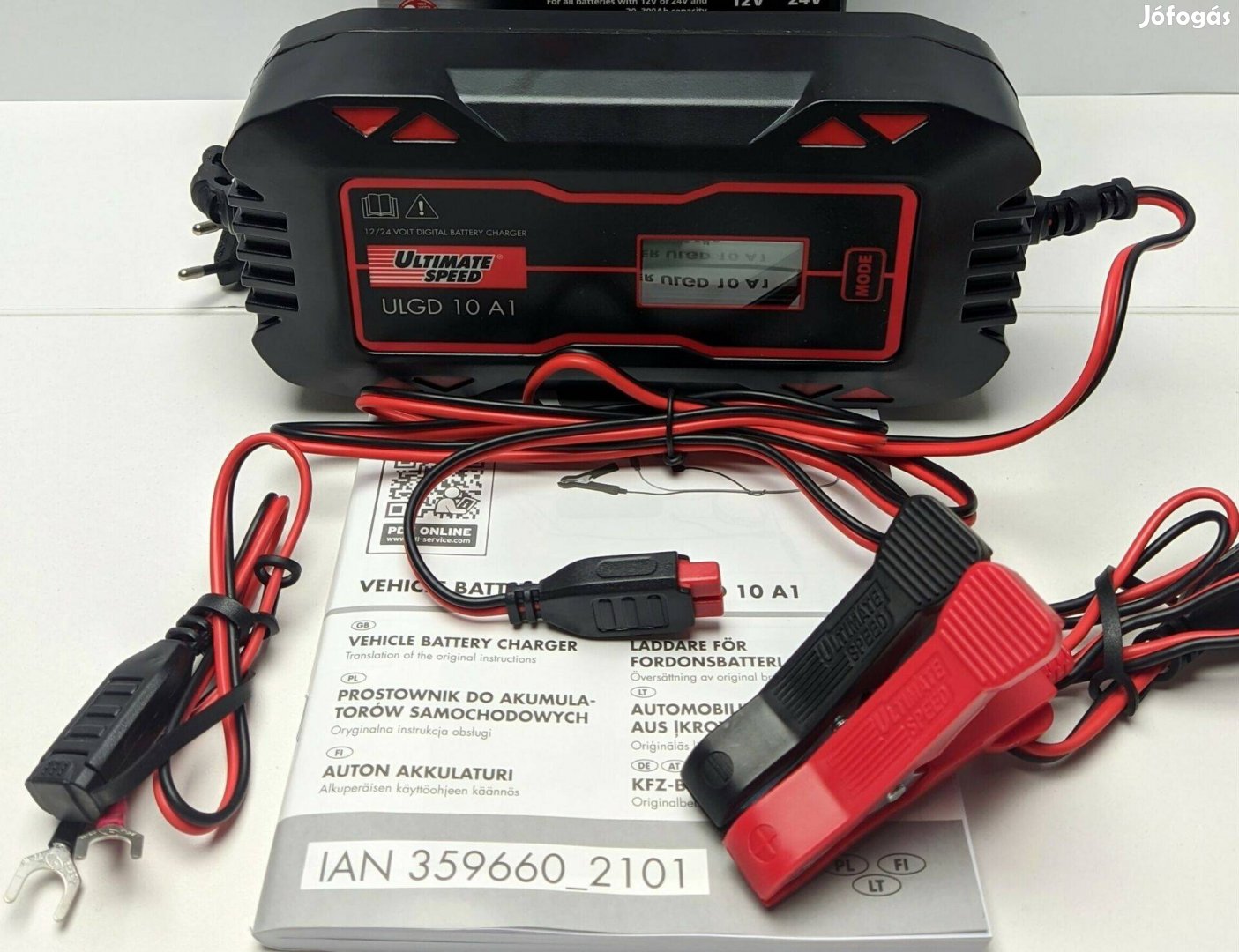 Ultimate Speed Ulgd 10 A1 akkumulátor töltő, 12V 10A / 24V 5A