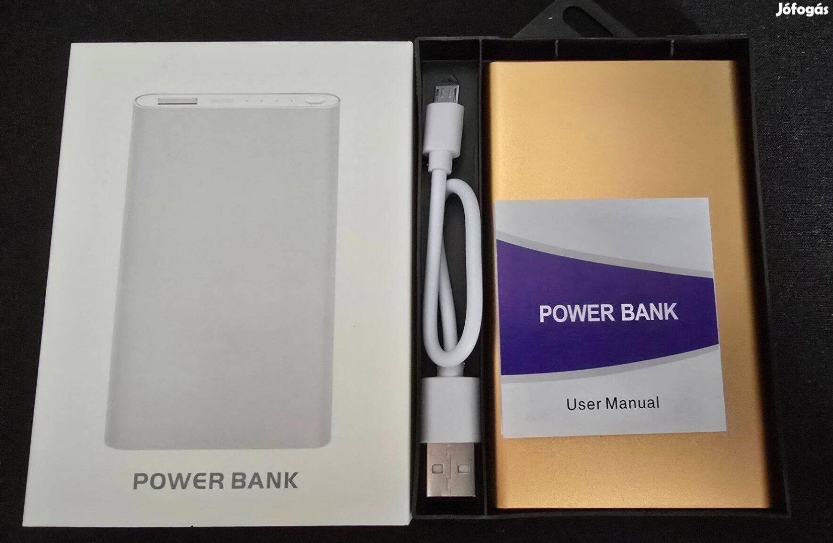 Ultra Thin 3000 mAh powerbank, arany színű